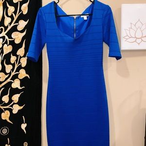 Royal Blue Midi Dress